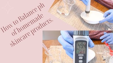 How to raise the ph and lower the ph of cosmetics. (citric acid and sodium hydroxide)