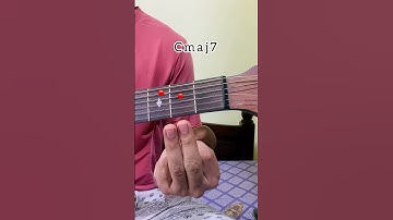 How to play guitar for beginners (Cmaj7 Chord pronounced as ‘C- major-7’) #guitar #guitarlesson