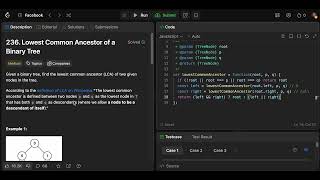 Facebook LeetCode Interview Questions | Lowest Common Ancestor of a Binary Tree