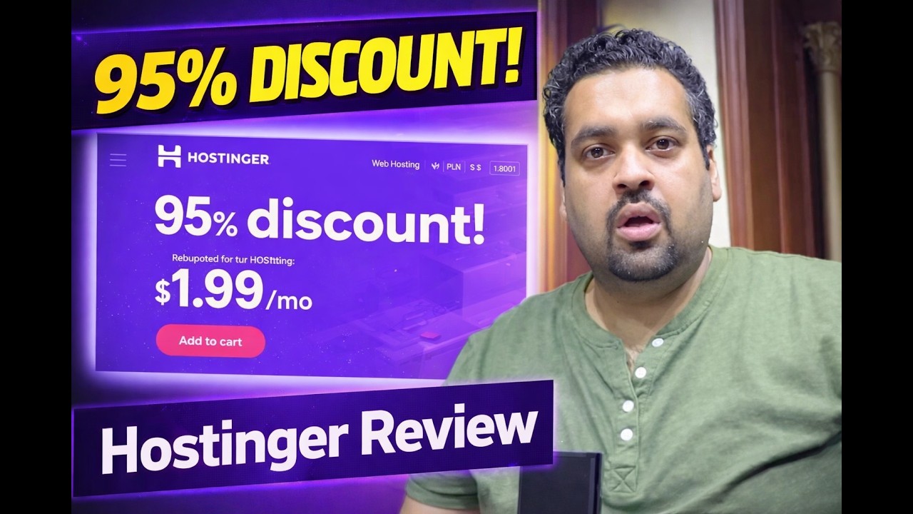 Hostinger Review 2026 | Hostinger Coupon Code 2026 95% … — Transcript