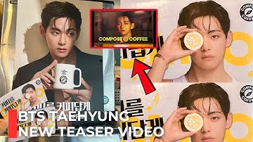 Fans are in for a surprise! BTS Taehyung teaser with Compose Coffee is stunning