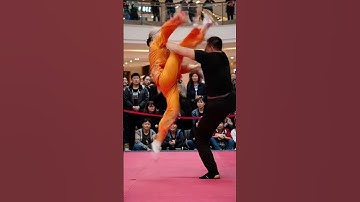 Flying leg grandma! #Kung Fu #Fighting #Tai Chi