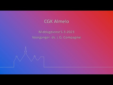 CGK Almelo 5-3-2023 middagdienst
