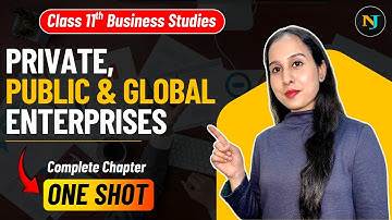 Private, Public and Global Enterprises | ONE SHOT 🔥 | Class 11 | Business Studies | NCERT Notes