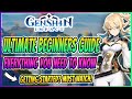 GENSHIN IMPACT COMPLETE BEGINNERS GUIDE | IMPORTANT GAMEPLAY TIPS AND MISTAKES TO AVOID | MUST WATCH