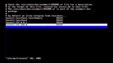Red hat linux tutorial 62  Basic sendmail Configuration pt 2