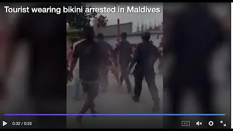 Woman wearing a bikini was arrested in the Maldives - DayDayNews