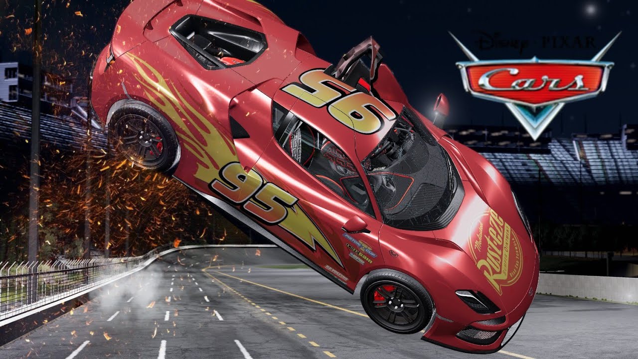 Lightning McQueen's Big Crash