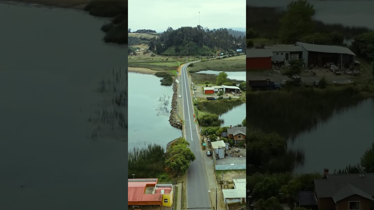 📍Puerto Domínguez Lago Budi 🇨🇱uno de los pocos lagos salados de Sudamérica, región de araucanía