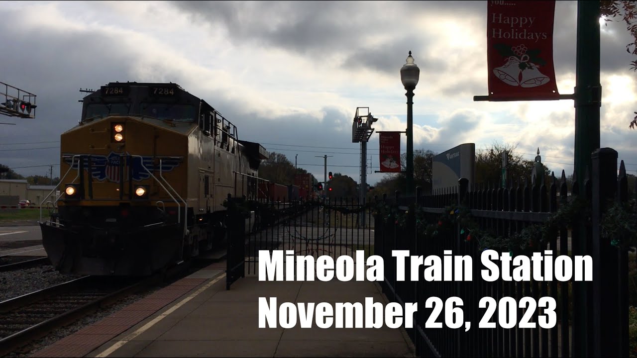Mineola Train Station November 26, 2023 YouTube