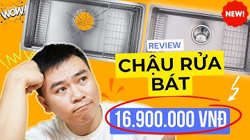 Chậu rửa bát 1 hố loại to tốt nhất 2024 bạn xứng đáng sở hữu