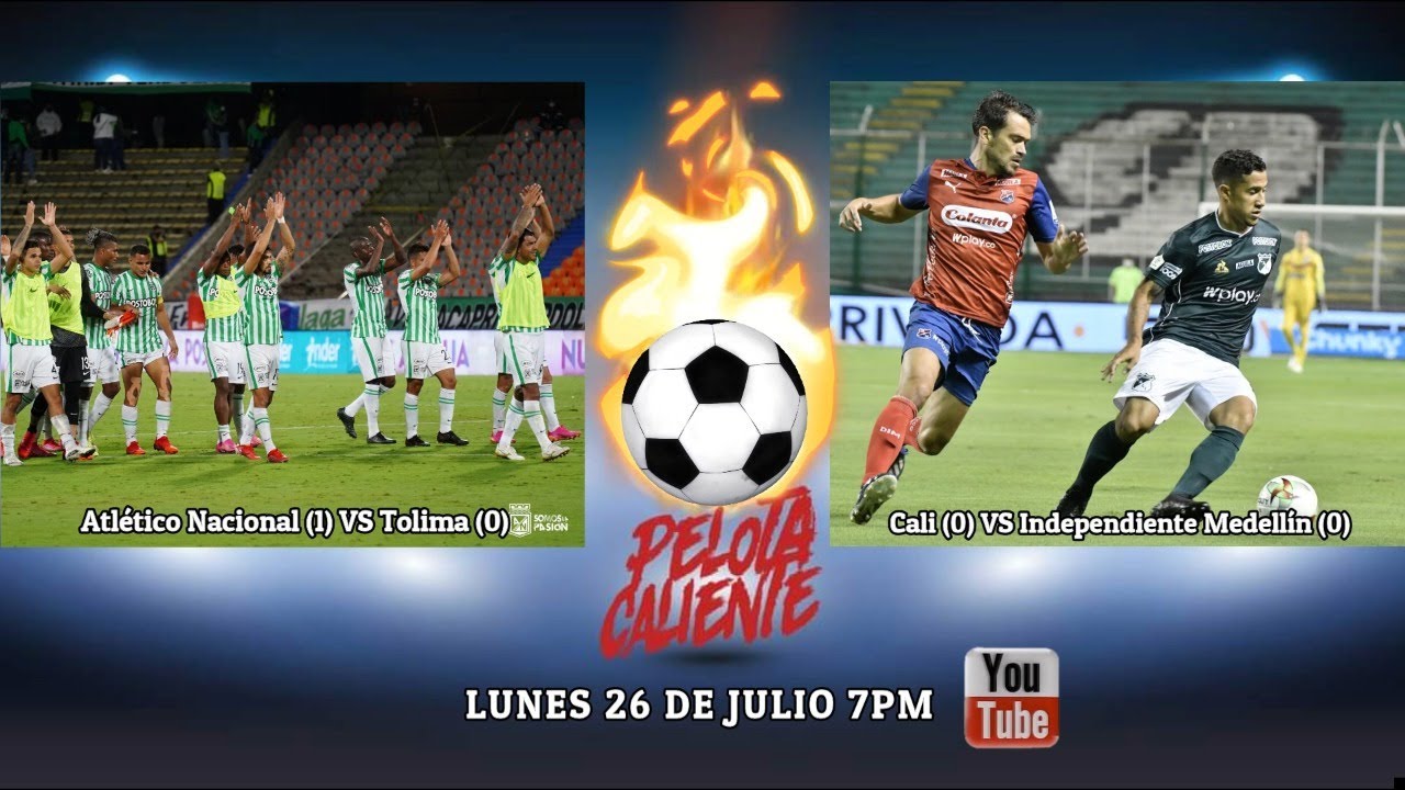 Atlético Nacional(1) VS Tolima(0) - Cali(0) VS ...