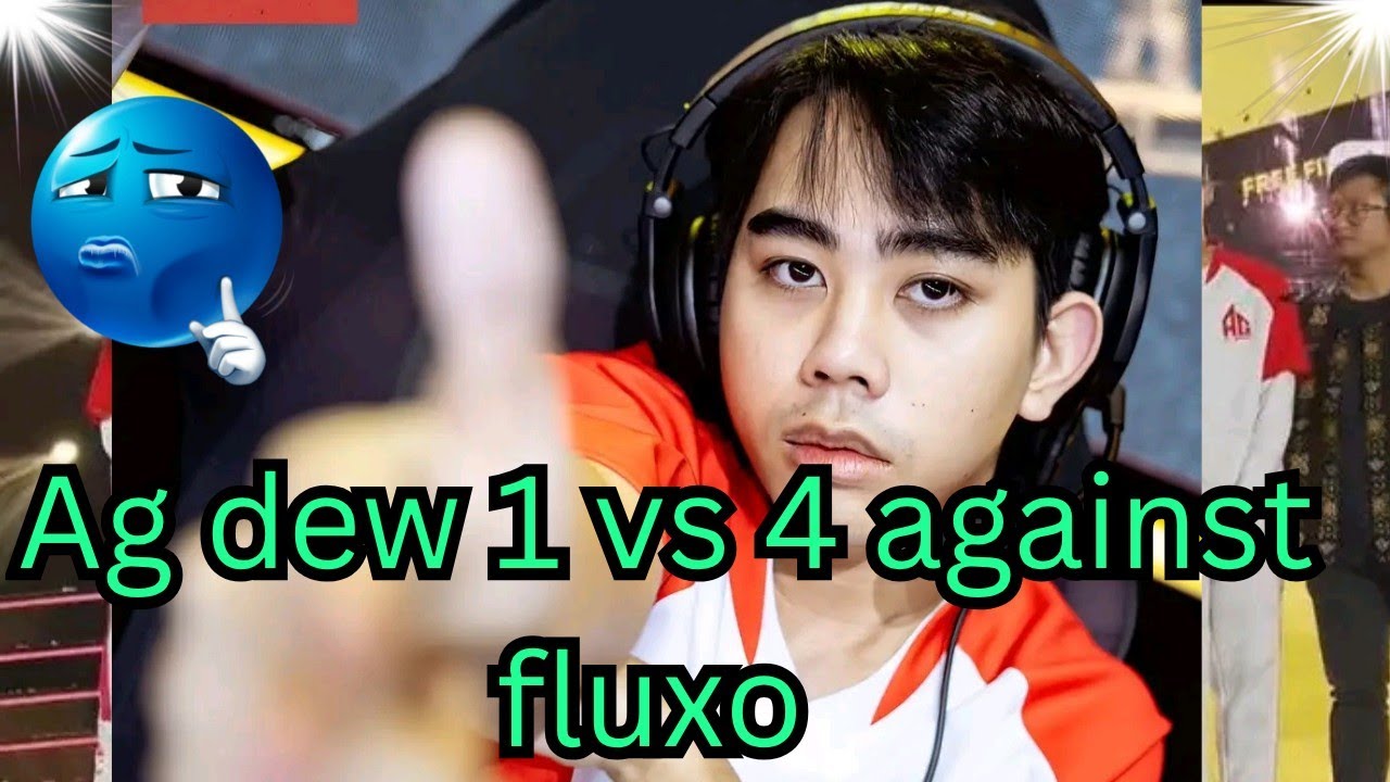 🔥 AG DEW INTENCE 1v4 CLUTCH in FFWS CS GRAND FINAL | Against Fluxo | All YouTubers Reaction on Dew 🫡