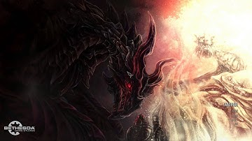 Skyrim: Custom Main Menu Background (Paarthurnax)