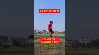 Improve Stamina for badminton...#shorts #badmintontraining #badmintonfitness