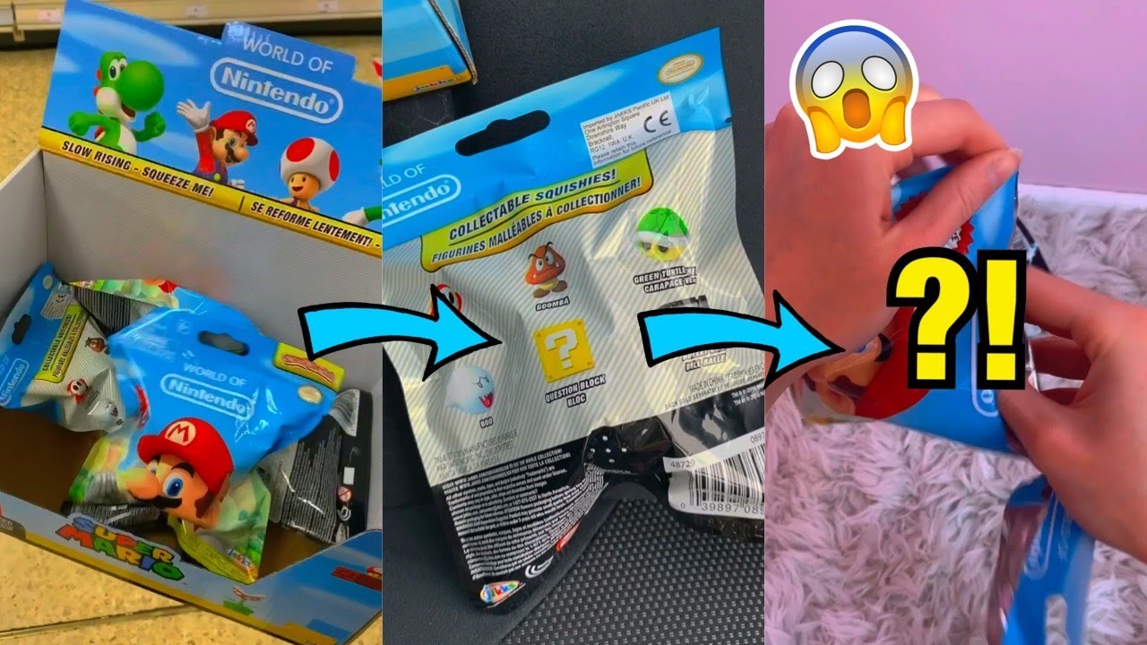 [ASMR] Opening an Entire Box of Mystery NINTENDO Super Mario *FIDGETS!*😍🌟 