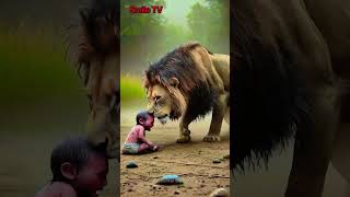 Baby Crying To See The Lion