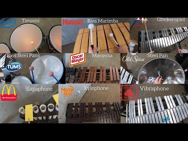 fun commercial jingles on 10 different instruments shorts