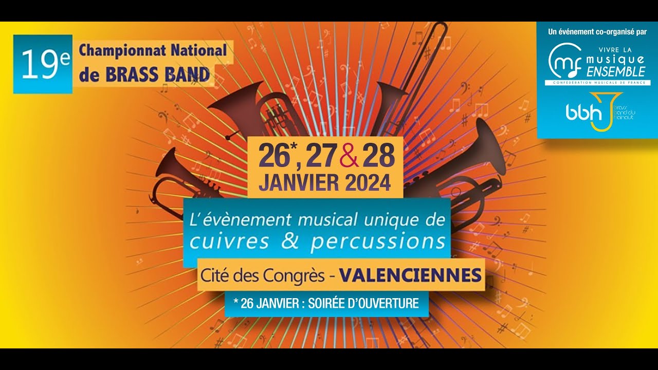 Championnat national de Brass Band 2024 1er jour YouTube
