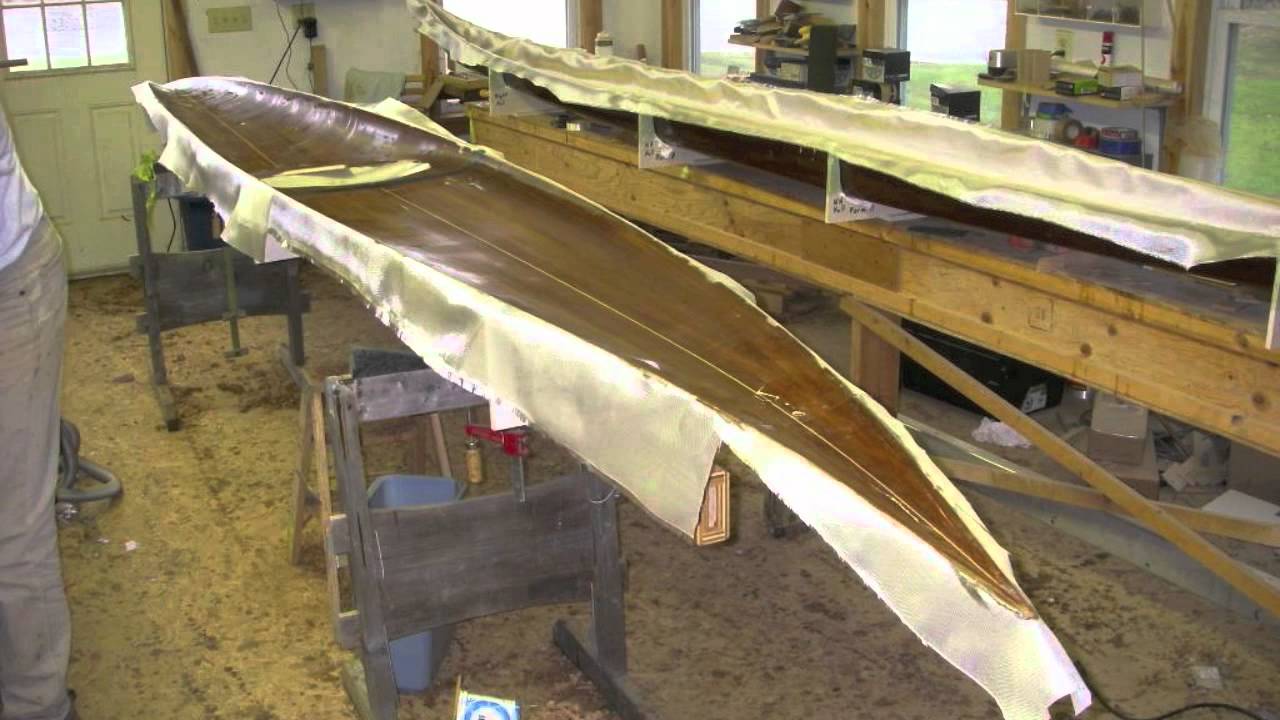 How to Make a Kayak - Fiberglassing the Interior - YouTube