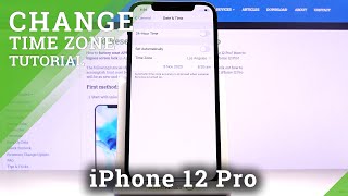 How to Change Date & Time on iPhone 12 Pro - Time Settings