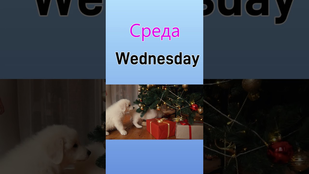 Weekdays in Russian  
