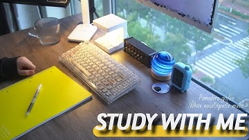 Live✨Study With Me丨12 Hours丨Pomodoro50/10丨White Noise & Music In Break丨Focus,Deep Work
