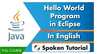 Hello World Program in Eclipse - English