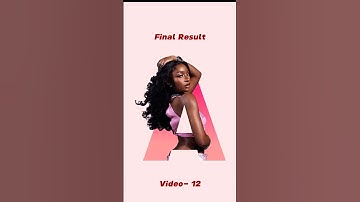 How to Create Letter Portrait in CorelDRAW | Step by Step  #coreldrawtutorial #editing