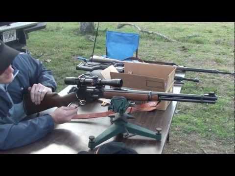 Marlin Model 336 hitting 16" rounds at 400 meters (437 yards)