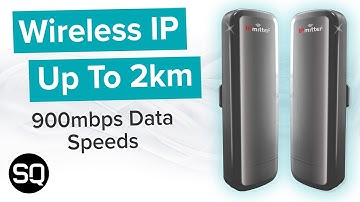 IPmitter Pro: 900Mbps Wireless IP Bridges for Easy Extension | No More Cable Trenches! | System Q UK