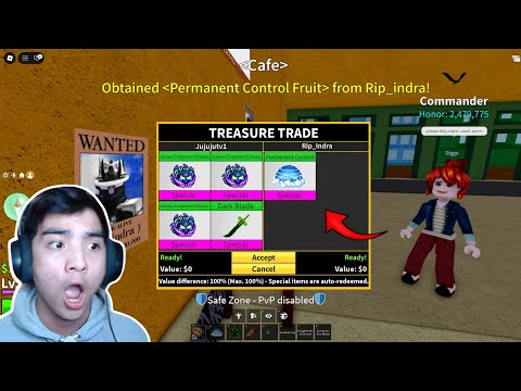 FINALLY.. I Got PERMANENT CONTROL FRUIT + This HAPPENED in Blox Fruits..! ☠️