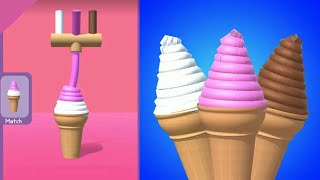 Membuat ice cream impian dengan dispenser. Ice Cream inc screenshot 4