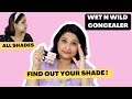 Swatch party try out all shades of wet n wild photo focus concealer with monica india