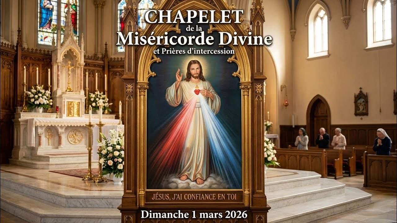 1/03/2026 Chapelet de la Miséricorde Divine et Prières d'intercession 🙏🏻🙏🏻🙏🏻