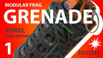 Modular Frag Grenade  - Part 1 -  Voxel Concepting