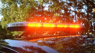 Mavic Amber LED Lightbar with Clear Lens | UnitSignal