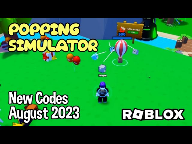 Roblox Popping Simulator codes for Potions in November 2023 : r/CharlieINTEL