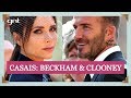 Victoria Beckham e David + Amal Clooney e George: casais chegam a Windsor | Casamento Real