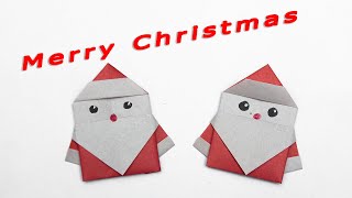 ДЕД МОРОЗ из бумаги | Простые НОВОГОДНИЕ ОРИГАМИ  | Origami Christmas | Santa Claus