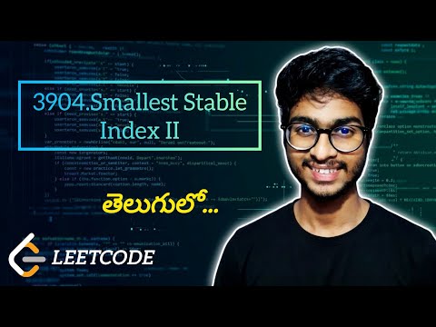 🔥LeetCode 3904. Smallest Stable Index II | Weekly Contest 498 | Telugu | #leetcode #telugu #dsa #...