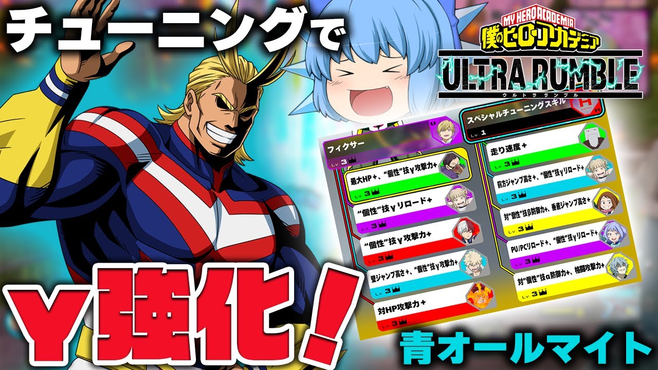 Slow commentary] Power is justice! Blue All Might