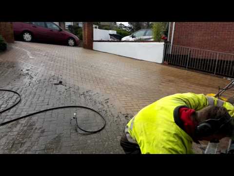 Super Fast Block Paved driveway cleaning