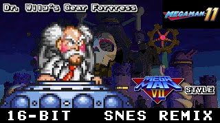 [16-Bit;SNES]Dr. Wily's Gear Fortress - Mega Man 11(COMMISSION)【MM7 Style, AddmusicK】