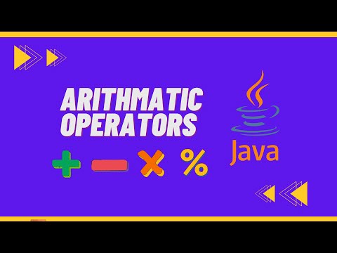 Arithmetic Operators in Java