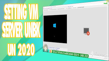 Tips UNBK - Cara Instal-Setting VM Server UNBK 2020
