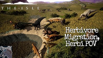The Isle Realism- Herbivore Migration, Herbi Perspective, Getting Hunted
