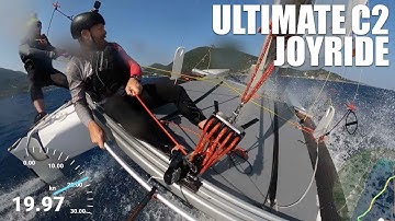 C2 F18 Catamaran - A burning lap