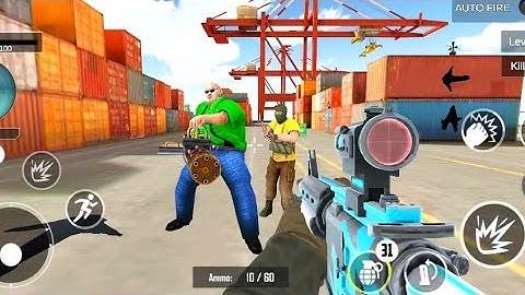 Police Counter Terrorist Shooting - FPS Strike War Gameplay Walkthrough Android #7