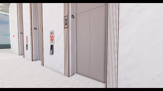 Otis Compass Traction elevators at One Innovation Way Roblox